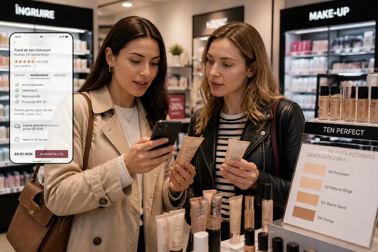 comparație Beauty Bay și magazine locale de cosmetice
